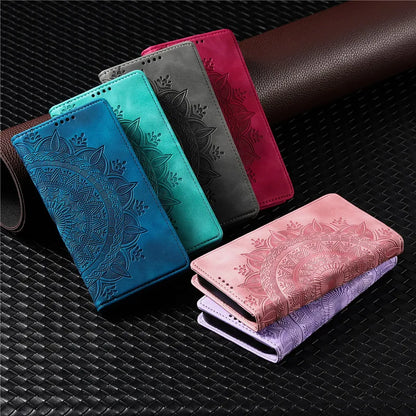 Wallet Luxury Phone Case For Xiaomi Redmi 9A 9C NFC Note 9S 9 Pro Max Redmi9 Power 9T Leather Magnetic Flip Cover Totems Coque