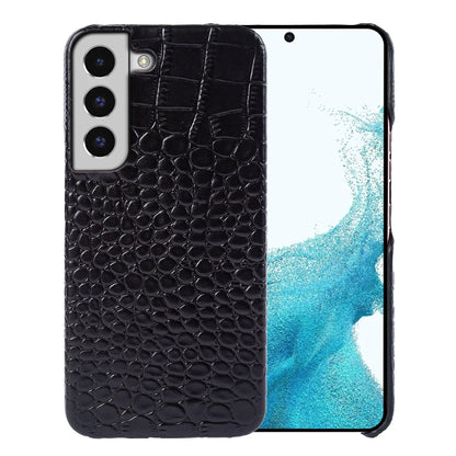 Genuine Leather Case for Samsung Galaxy S22 S23 S21 S20 Ultra Plus S10 Note 20 10 A53 Crocodile Pattern Phone Cover Back Shell