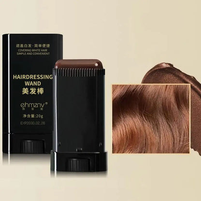 2-in-1 Instant Comb Hair Dye, Touch up Comb, Waterproof Sweat proof Hair Dye Comb for Gray Hair Coverage Beard Hair Color Stick