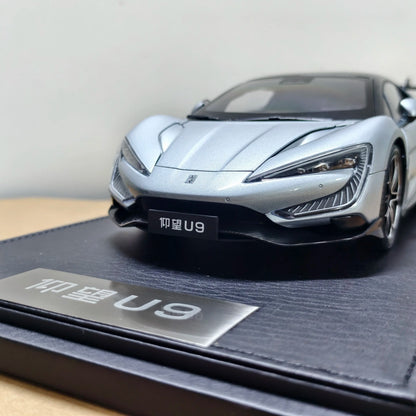 BYD YANGWANG U9 1:18 Official Alloy Car Model High-End Sport Coupe Collectible Vehicle Model For Enthusiasts