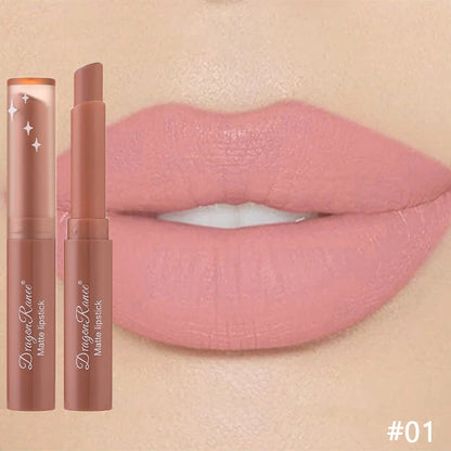 Nude Matte Waterproof Lipstick – Long‑Lasting Velvet Lip Cosmetics for Women