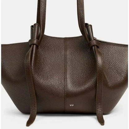 New leather shoulder bag, large capacity commuter women's bag, high-quality handbag, fashionable casual tote bag