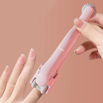 Finger Massager Dual-Row Roller Design Easy Use Relieve Finger Fatigue Portable Finger Joints Massager With Elastic Handle