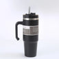 Stainless Steel Car Thermos Bottle Travel Sports Water Bottle Large Capacity with Handle Straw Mug Outdoor Coffee Cup 20oz/30oz