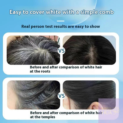 HUA 20g Waterproof And Sweat-proof Hair Dye Comb Hair Dye Comb Applicator Long Lasting Hair Color Pen Stick For White Gray Hair