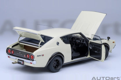 NISSAN SKYLINE 2000 GT-R (KPGC110) TUNED VERSION RS WATANABE WHEEL AUTOart 1/18 Static display model gift collection