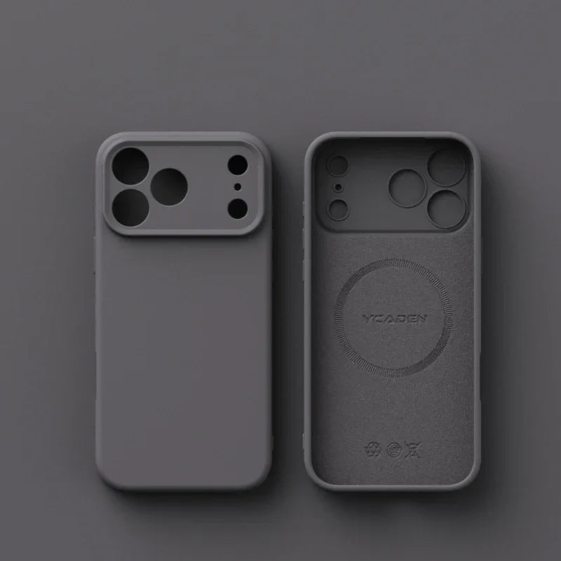 Official Liquid Silicone Magnetic Case For iPhone 17 Air 16 Plus 15 14 13 12 Pro Max  For Magsafe Wireless Charge Matte Cover