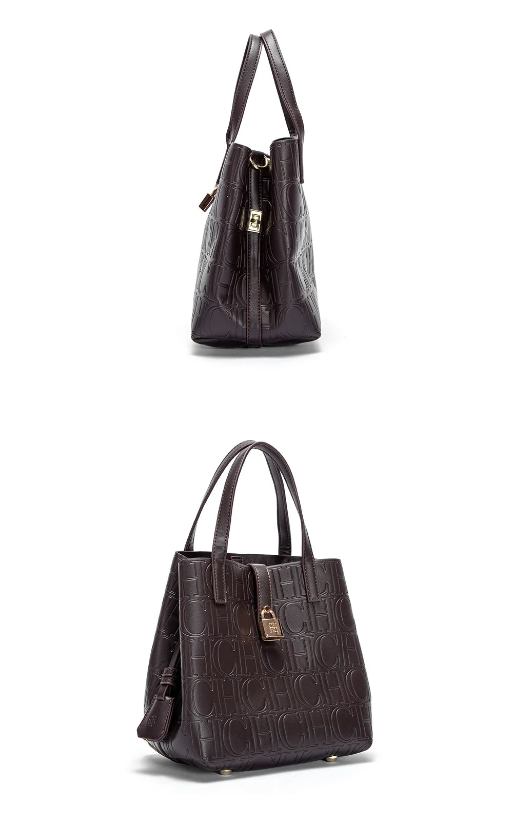 CH Classic Simple Solid Color Women's New Large Capacity Handbag Letter Element Women's Handbag