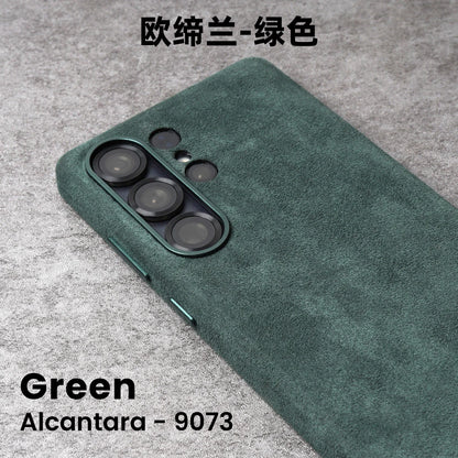 Magnetic ALCANTARA Case for Samsung Galaxy S25 S24 Ultra 5G Luxury Business Supercar Same Luxury Suede Leather Phone Cases
