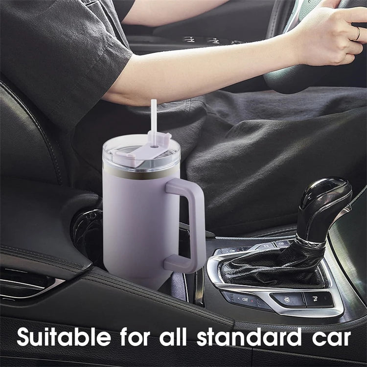 LMETJMA 40oz Mug With Lid and Straw Stainless Steel Vacuum Mug Tumbler Keep Cold and Hot Leak Proof Travel Coffee Mug JT999