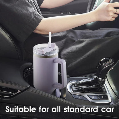 LMETJMA 40oz Mug With Lid and Straw Stainless Steel Vacuum Mug Tumbler Keep Cold and Hot Leak Proof Travel Coffee Mug JT999