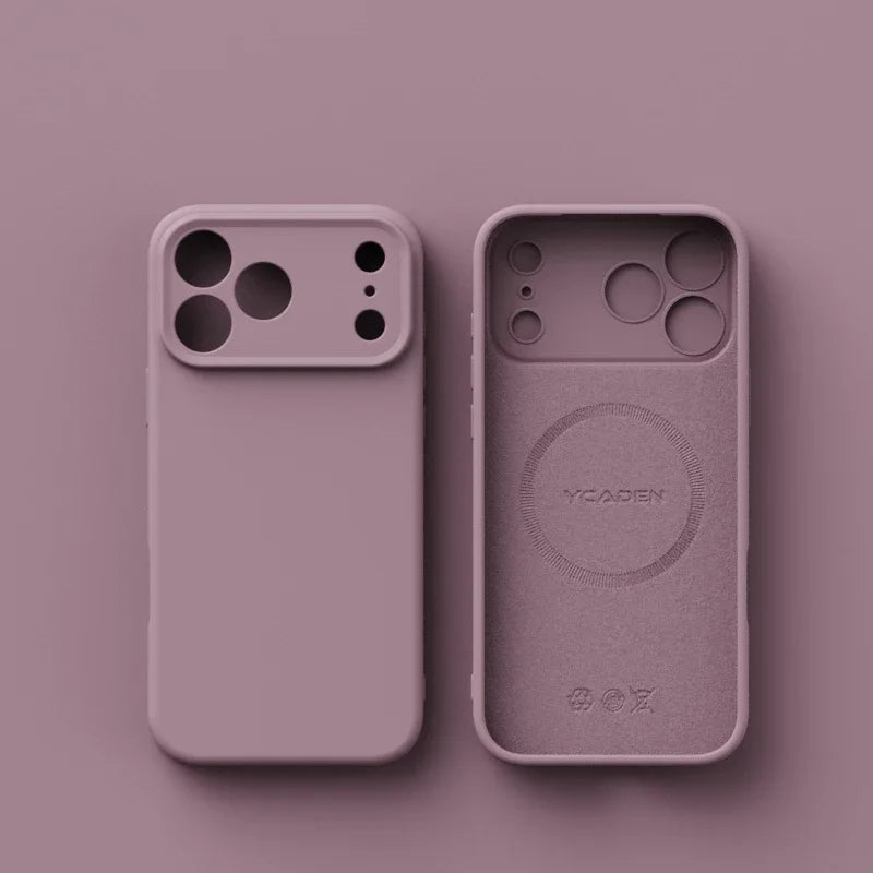 Official Liquid Silicone Magnetic Case For iPhone 17 Air 16 Plus 15 14 13 12 Pro Max  For Magsafe Wireless Charge Matte Cover