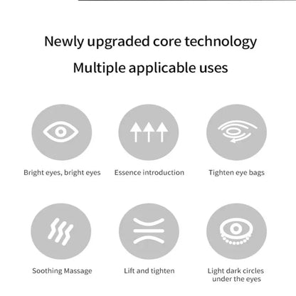 4 In 1 Electric Facial Massager Micro Vibration Eye Beauty Instrument For Relax Eye Dark Circles Eye Bags Puffiness Eye Massage