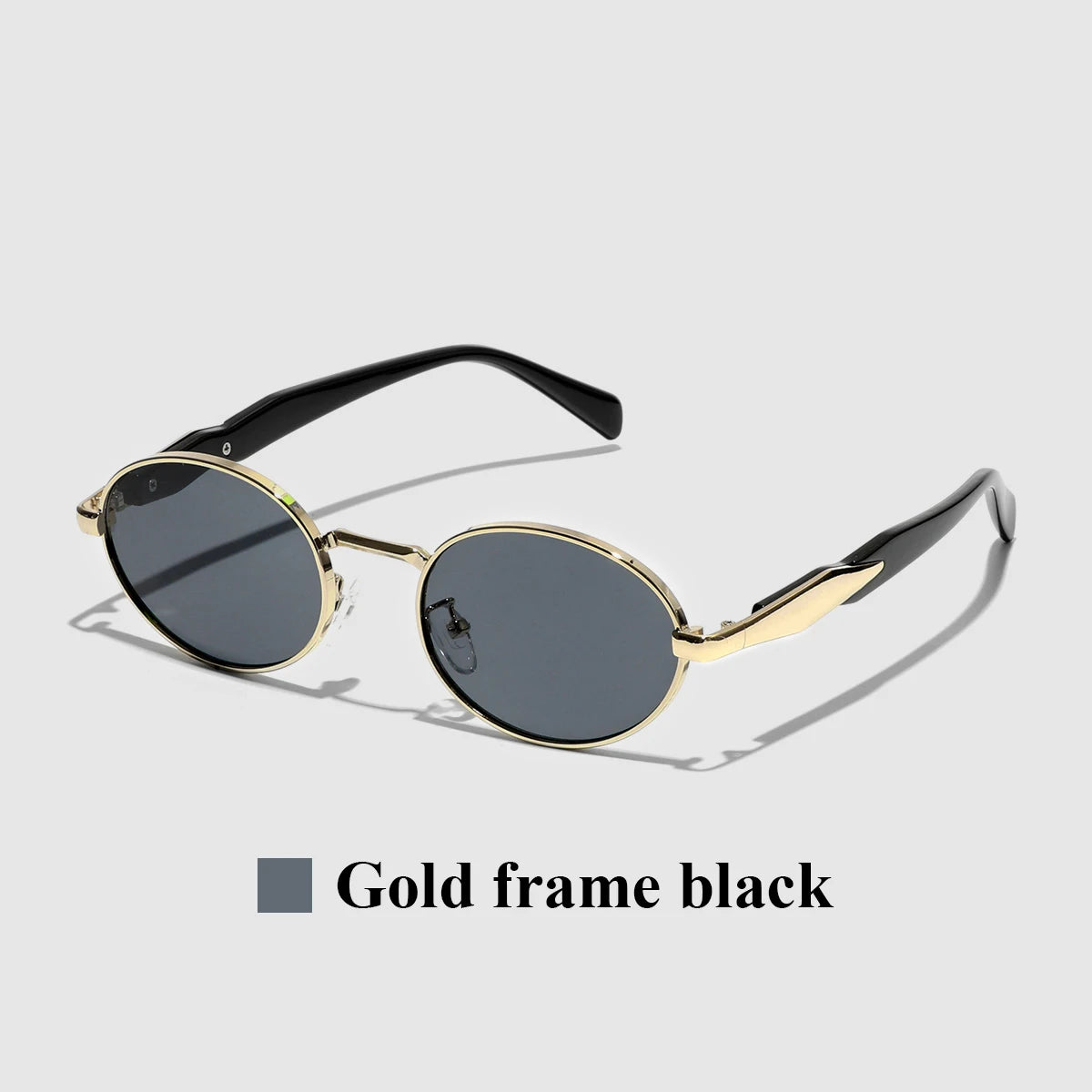 Ruiao 2026 Fashion Oval Sunglasses for Women Luxury Designer Metal Frame UV400 Sun Protection Shades Brand New Arrival Eyewear