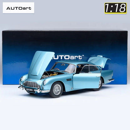 Autoart 1/18 ASTON MARTIN DB5  ABS 007/Goldfinger Bond , door full open sports car model static decoration collection