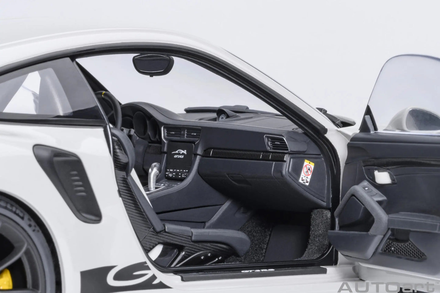 AUTOART 1/18 Scale New Porsche 911 (991.2) GT3 RS Weissach Package Car model Sports car Static collection