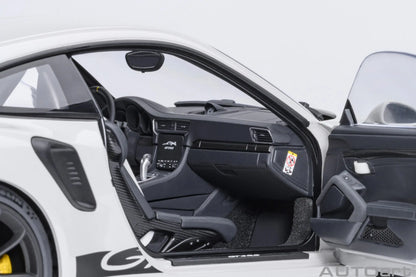 AUTOART 1/18 Scale New Porsche 911 (991.2) GT3 RS Weissach Package Car model Sports car Static collection