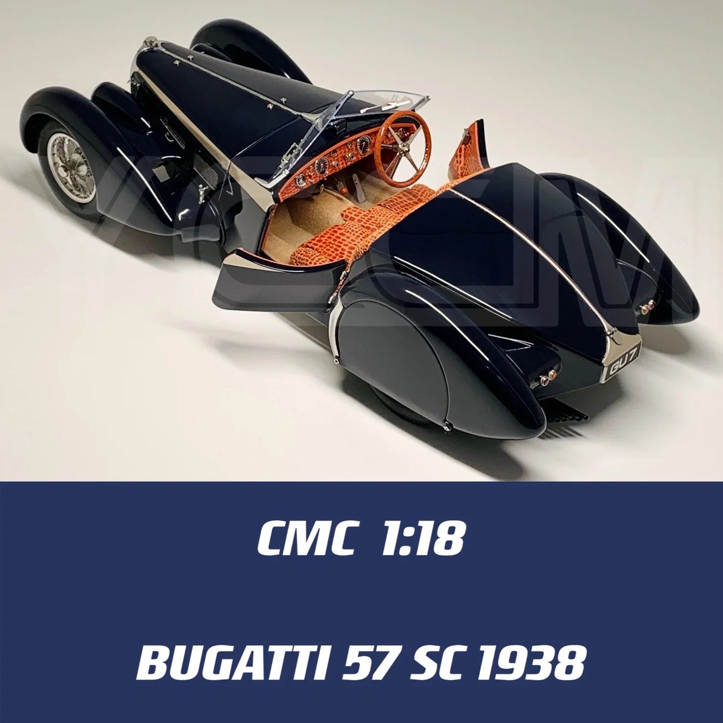CMC 1:18 57SC 1938 Convertible Simulation Limited Edition All Open Alloy Metal Static Car Model Toy Gift