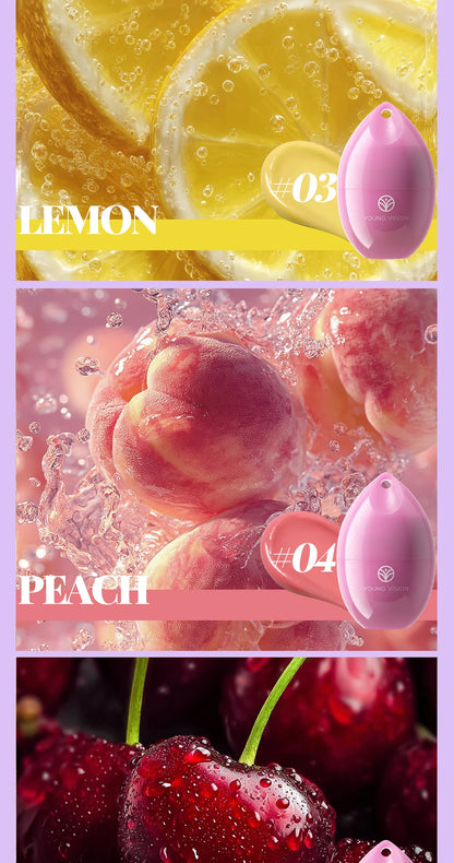 5-Color Lip Mask - Cherry & Strawberry Scented Jelly, Moisturizing Lip Care, Repair & Fade Lip Lines, For Lipitis Relief