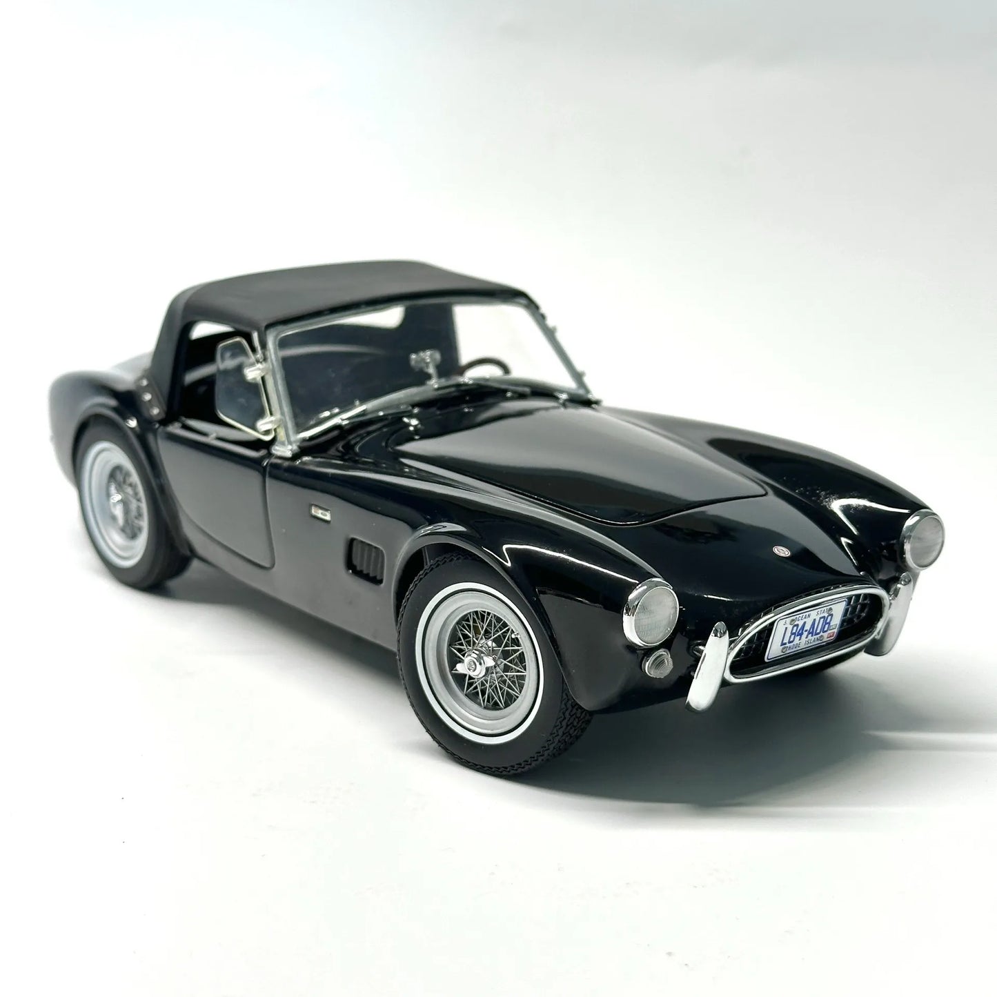 Exoto 1:18 AC Cobra Shelby 289 Black Simulation Limited Edition All Open Alloy Metal Static Car Model Toy Gift