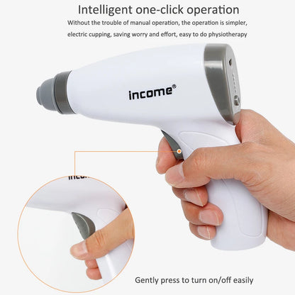 Vacuum Cupping Gun Electric Cupping Pump Body Massager USB Charging Negative Pressure Massage Tool for Scraping Gua Sha Suction