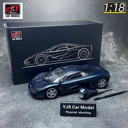 LCD model 1 New 1:18 FOR McLaren F1 XP5 alloy car model sports car static display gift collection for friends