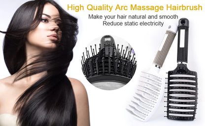 Hair Detangling Massage Brushes Women Magic Hair Scalp Massage Comb Fast Drying Hair Straight Professional hair styling tools