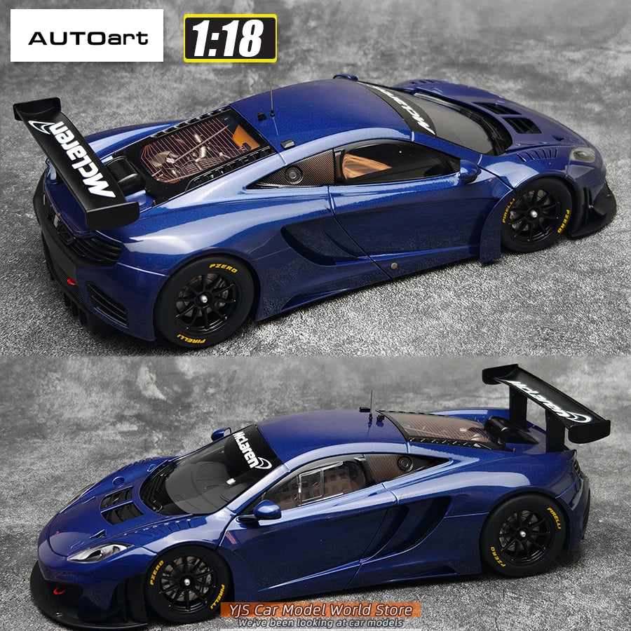 AUTOART Diecast car model 1/18McLaren MP4-12C Static display car models  Collect festival gifts