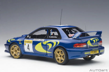 AUTOART Die-cast car model 1/18 Subaru Impreza WRC Rally of Monte Carlo  Static display car models