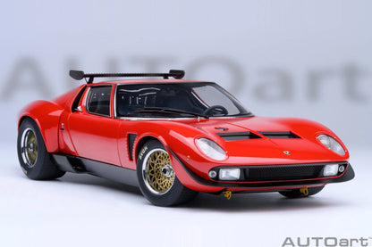 AUTOart 1:18 SCALE  Lamborghini MIURA SVR "JOTA" Car model Static ornament Collect Holiday gift