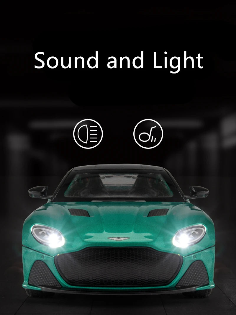 Aston Martin DBS Superleggera 1:24 Alloy Sports Car Diecasts & Toy Vehicles Metal Car Model Simulation Collection Toys Gift