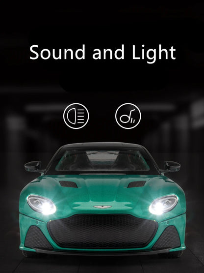 Aston Martin DBS Superleggera 1:24 Alloy Sports Car Diecasts & Toy Vehicles Metal Car Model Simulation Collection Toys Gift