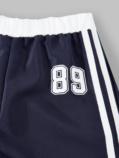 Girls' casual set, vest with loose straight trousers, children's summer outdoor fashion wide-leg pants two-piece set