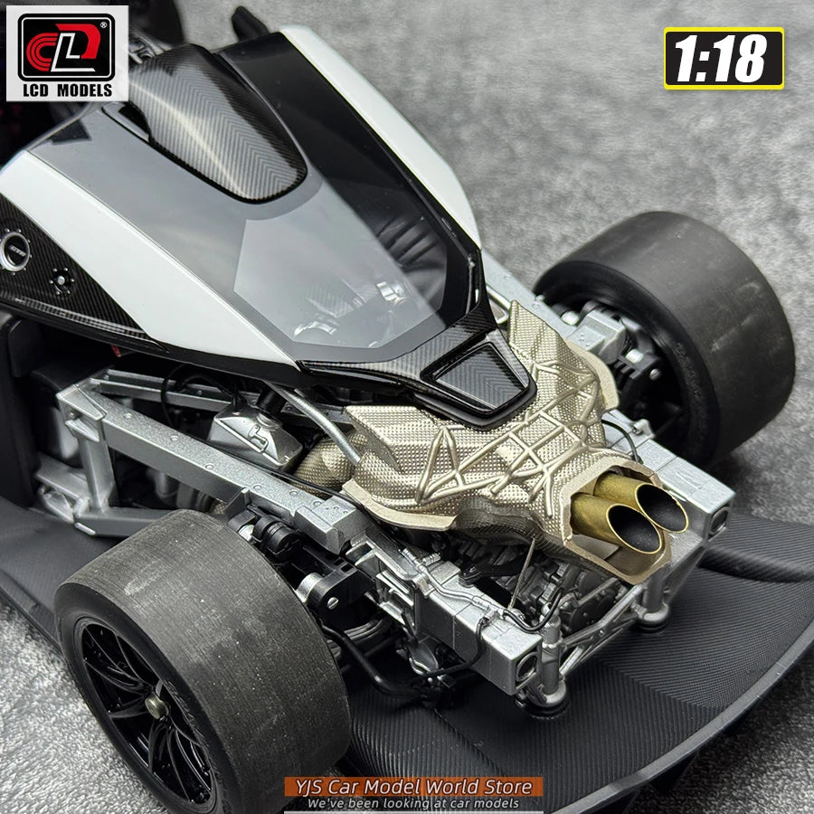 LCD Diecast car model 1:18 McLaren Senna GTR car model metal static display collection