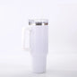 Personalized 40oz Customized Thermos Cups/Handle & Straw - Custom Name/Photo Insulated Stainless Steel Cup