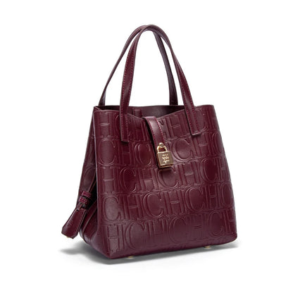 CH Classic Simple Solid Color Women's New Large Capacity Handbag Letter Element Women's Handbag