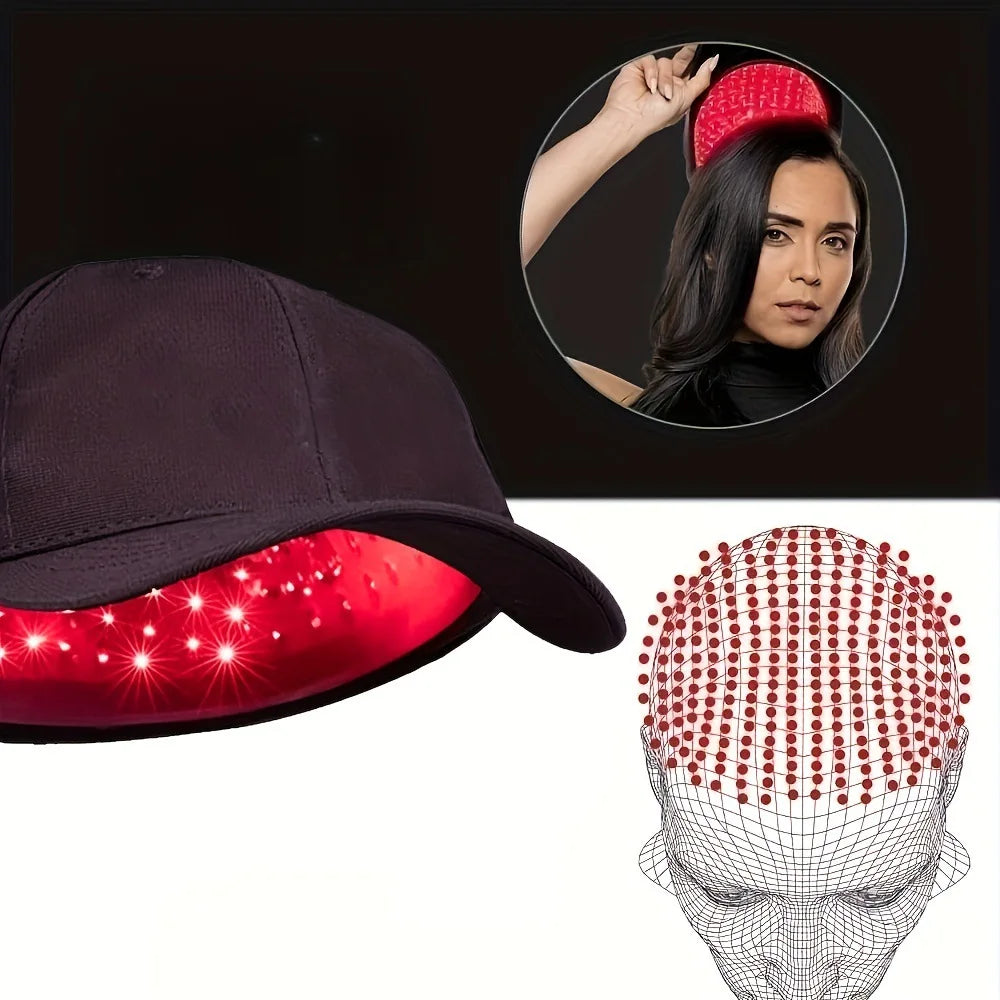 660nm 850nm Red Light Infrared Hair Therapy Hair Growth Cap for Hair Regrowth Anti Hair Loss Relax Scalp Care Hat Anti Hair 2026