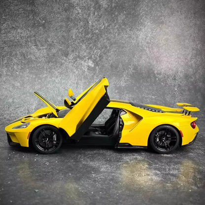 AUTOART 1:18 scale Ford GT ABS material Full Open car model Static Display Holiday gift collection Sports car model