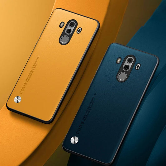 Luxury PU Leather Case For Huawei Mate 10 Pro 10Pro Back Cover Silicone Full Protection Phone Case For Huawei Mate 9 Mate9
