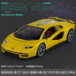 Lamborghini Countach LPI 800-4 Simulation1:24  Diecast Metal Alloy Model car Sound Light Pull Back CollectionToy Gifts