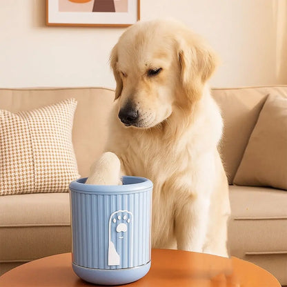 Automatic Pet Foot-washing Cup Detachable Soft Dog Foot Cleaning Cup Portable Quick Wash Paw Cleaner Device Paw Maintenance