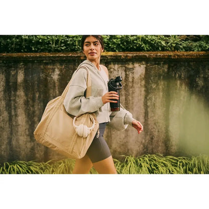 Insulated Stainless Steel 20 oz Shaker Cup | Base Storage and Lid | Protein Shakes and Pre-Workout Powder | BPA-Free | Sage Grey