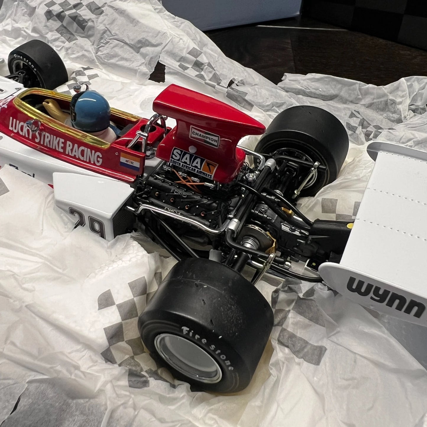 Exoto 1:18 F1 72D #29 Bring a Doll Simulation Limited Edition All Open Alloy Metal Static Car Model Toy Gift