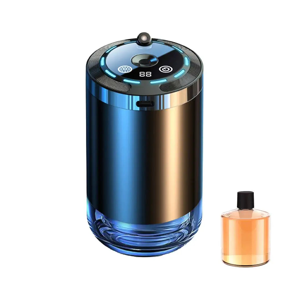Car Electric Air Diffuser Aroma Car Air Vent Humidifier Mist Aromatherapy Air Freshener Removing Odor Eliminator Rechargeable