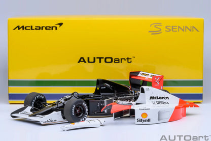 AUTOART New 1/18  Honda MP4/6 1991 #1 (with McLaren logo)  Car model  Send to a friend  Personal collection Static ornament