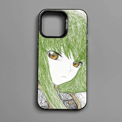 luxury comic Code Geass Phone Case For iPhone 17 16 15 14 13 12 11 Pro MAX Matte Shockproof Back Anti Fall Matte Cover