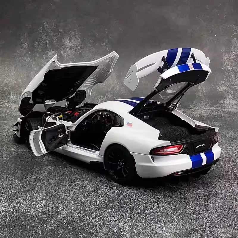 AUTOART New 1/18 scale DODGE VIPER ACR 2017 car model Static display Collection Holiday gift
