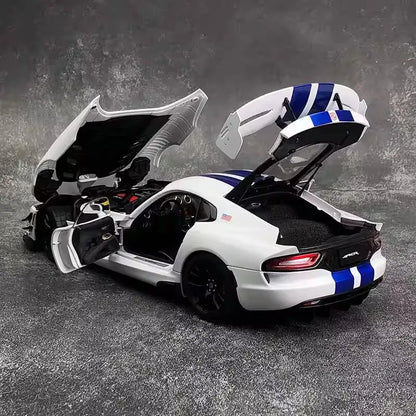 AUTOART New 1/18 scale DODGE VIPER ACR 2017 car model Static display Collection Holiday gift