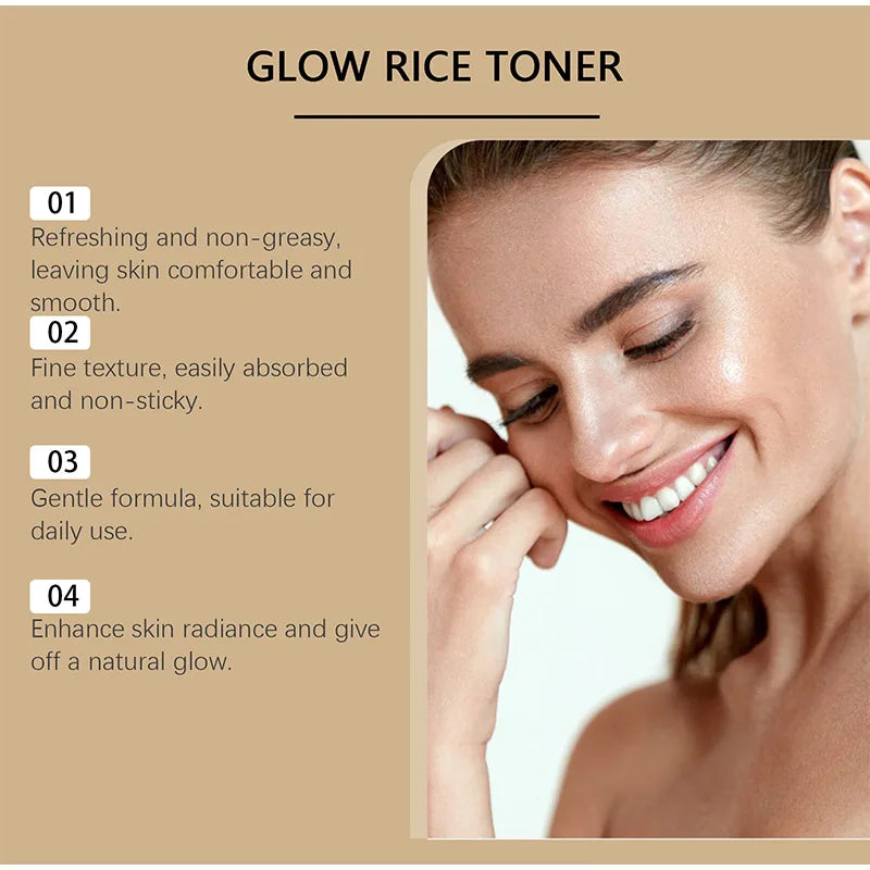 Hoygi Peel Shot Ampule Set Rice Toner Moisturizing Facial Essence Glowing Skin Water-oil Balancing Essence Revitalizing Skin Dullness