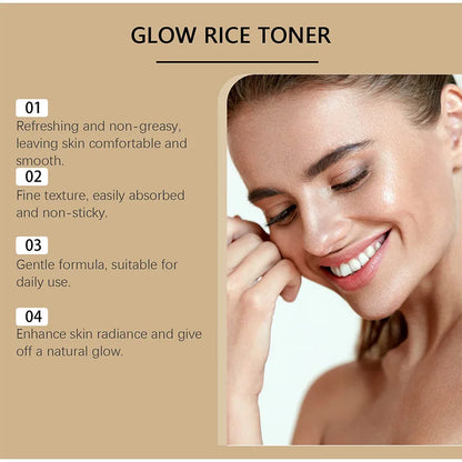Hoygi Peel Shot Ampule Set Rice Toner Moisturizing Facial Essence Glowing Skin Water-oil Balancing Essence Revitalizing Skin Dullness